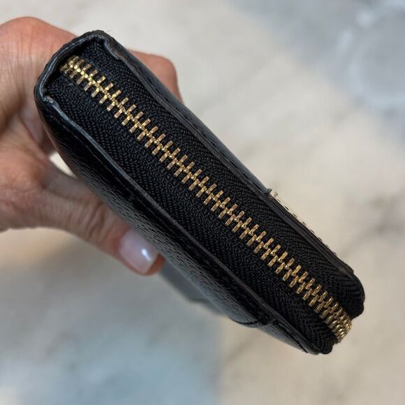 Kate Spade Wallet Leather Two-Tone Classic Bow Full Zip Continental Wallet - Picture 10 of 16